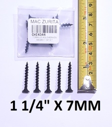 [CHI4344] TORN.AGLOM. 1.25 X 7 NEGRO 1 1/4 X 7