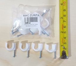 [CHR12] GRAPA PLASTICA 12MM C/CLAVO