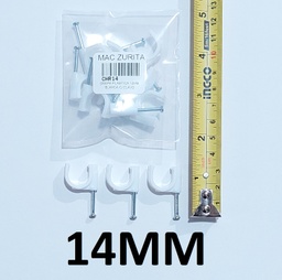 [CHR14] GRAPA PLASTICA 14MM C/CLAVO