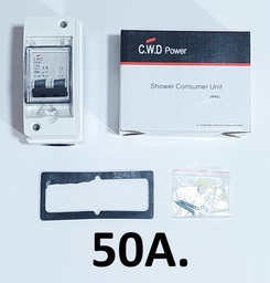 [D0194] SWITCH DUCHA CWD 2X50AMP CAJA BREKER C/BREK 63AMP