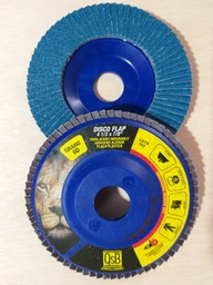 [D0261] PLATO PULIDOR QSB 4 1/2 Z60 X 7/8 D.ZIRCONIO