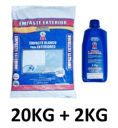 [EL] EMPASTE EXTERIOR LATINA 20KG C/RESINA