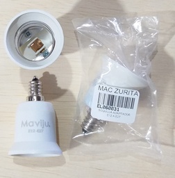 [EL060031] BOQUILLA ADAPTADOR E12 A E27 MAVIJU