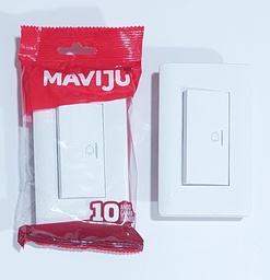 [EL100018] INTERRUPTOR PULSADOR TIMBRE 10A 125/250V BLANCO AQ