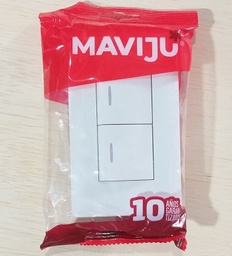 [EL100026] INTERRUPTOR DOBLE CONMUTADO 10A 125/250V BLANCO AQ