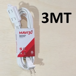 [EL130008] EXTENSION 3MT BLANCA MAVIJU 2X16WG WH KT-1301