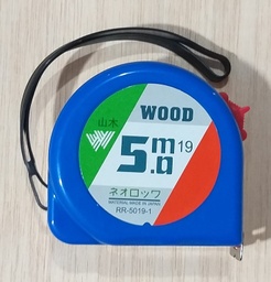 [F519] FLEXOMETRO 5MT WOOD AZUL/BLANCO ORIGINAL