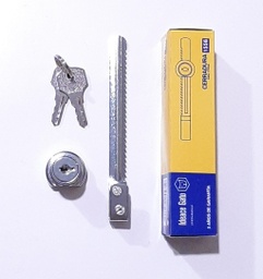 [GAT0021] CERRADURA P/VITRINA GATO 120 MM 1556 T/SIERRA CROMADA