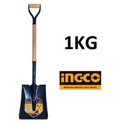 [H0102] PALA CUADRADA INGCO ACERO AL CARBONO 1KG