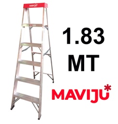 [HE030018] ESCALERA ALUMINIO MAVIJU TIPO TIJERA 6 PIES (1.83 MT)