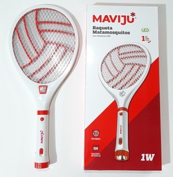 [HE040050] RAQUETA MATA MOSQUITOS MAVIJU RECARGABLE KN-W1701