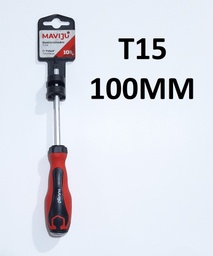 [HE042014] DESTORNILLADOR TORX DE GOLPE T15 X 100MM MAVIJU