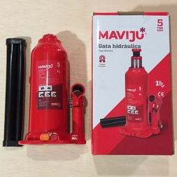 [HE120002] GATA HIDRAULICA T/BOTELLA 5.0TON MAVIJU