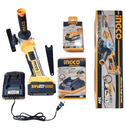 [I1151] AMOLADORA ANGULAR 4.5´´ INGCO INALAMBRICA