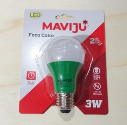 [IL070205] FOCO LED MAVIJU 6W VERDE E27