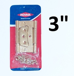 [IND0129] BISAGRA OMEGA 3 INDUMA DORADA C/TORN PAR BLISTER T1312-003 IND0129 BLISTER