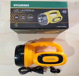 [L0637] LINTERNA LED SYLVANIA 2W RECARGABLE