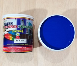 [LZG] LATINA LATEX AZUL COLOR FUERTE GALON