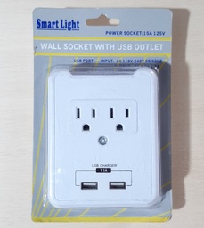 [M0083] MULTITOMA POLARIZADA S/P 2 SERV USB C/SOPORTE