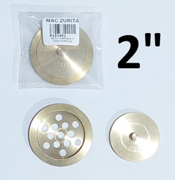 [R101401] REJILLA BRONCE 2´´ 50MM P/FREGAD