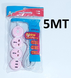 [S31] EXTENSION 5MT AMA ORUGA ROSADA C/USB