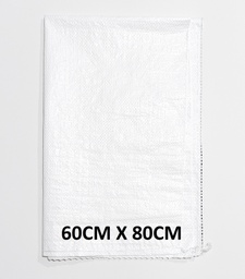 [S323520] SACO BLANCO SIN IMPRESION (60X80) COSTALES