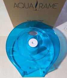 [T1014] DISPENSADOR DE PAPEL HIGIENICO JUMBO CELESTE TRANSPARENTE