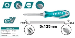 [T250226] DESTORNILLADOR INTERCAMBIABLE TOTAL 2 EN 1