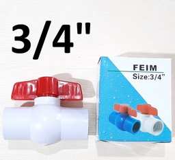 [V0031] VALV.1/2V.PVC 3/4´´ ROSCA