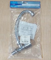 [ZF301A] LLAVE FR. SKUT 1/4V. P/GANSO PVC CROMADA