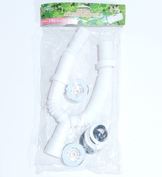 [01410] SIFON ACOR. 1 1/2 DOBLE P/FREGADERO COMANDO