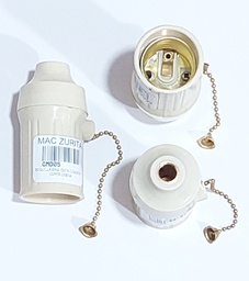 [CMD05] BOQUILLA BAQUELITA C/CADENA CUPER CREMA