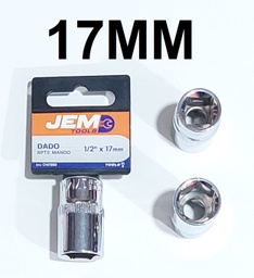 [CHI7869] DADO 17 MM JEM M-1/2