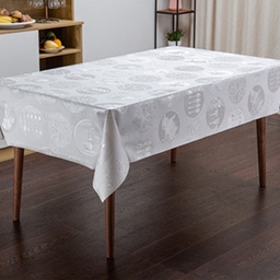 [CHI8961] PLAST. MANTEL ALTO RELIEVE ZG5090-1 FONDO BLANCO 20M X 1.37 X 5.0MM