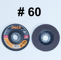 [44668] PLATO PULIDOR INGCO 4 1/2 115X22MM # 60 FLAP