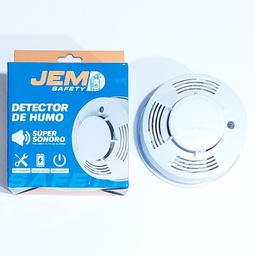 [C174B] DETECTOR DE HUMO JEM ST82 C/BATERIA 9V/DC